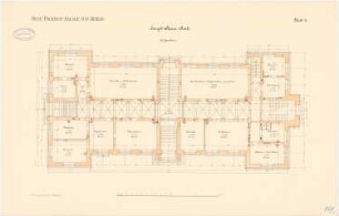 Neue Packhofanlage, Berlin-Moabit: Hauptsteueramt: Grundriss Erdgeschoss 1:100