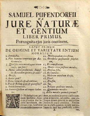 Samuelis Pufendorfii De Jure Naturae Et Gentium Libri Octo