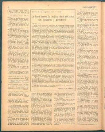 La lucha contra la langosta debe encararse con desinterés y patriotismo : Cartas de un argentino que se enoja