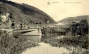 Die Mündung des Flusses Ermeton bei Hastière