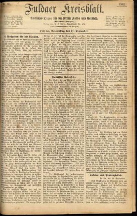 Ausgabe vom Donnerstag, den 21. September 1882.