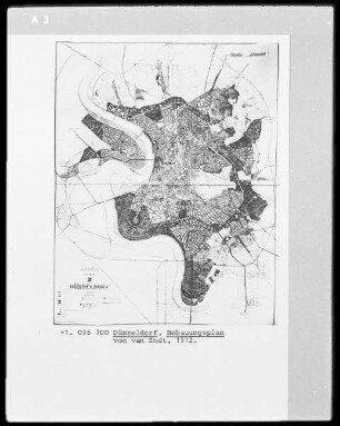 Bebauungsplan der Stadt Düsseldorf