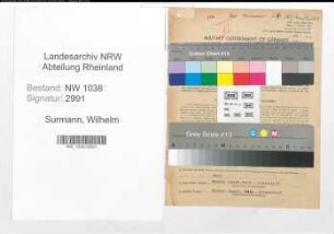 Entnazifizierung Wilhelm Surmann , geb. 22.04.1898 (Lokfuehrer)