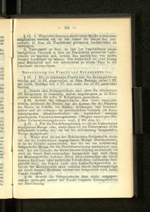Berechnung der Fracht und Nebengebühren.