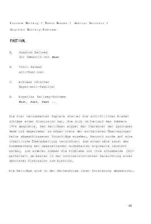 Fastival