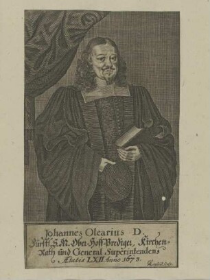 Bildnis des Johannes Olearius