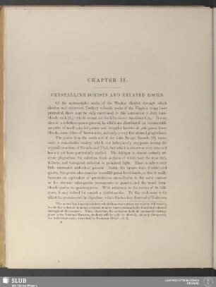 Chapter II. Crystalline schists and related rocks