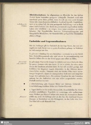 Farbstiche und Gegenmaßnahmen