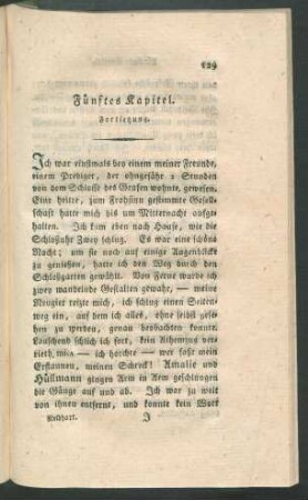 Fünftes Kapitel. Fortsetzung.