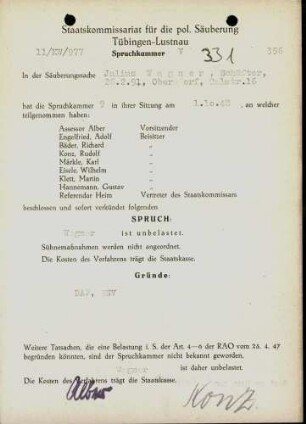 Wagner, Julius