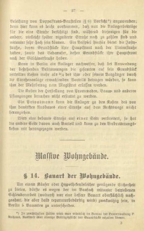 Massive Wohngebäude