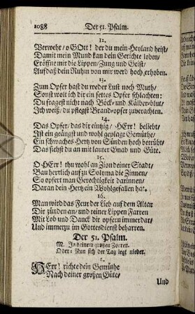Der 51. Psalm. - Der 60. Psalm.