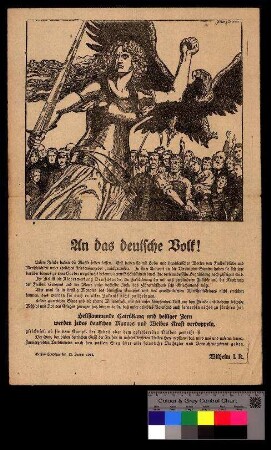 An das deutsche Volk!