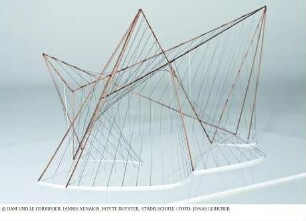 Philips-Pavillon, Weltausstellung Brüssel 1958 - Modell eines Gebäudeteils