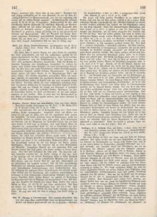 147-148 [Rezension] Wymetal, Wilhelm von, Maitage in Oberammergau