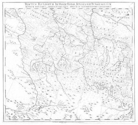 No. 15. Tractus Fluviorum Irtisch, Tobol, Ieniseae et Tungusae cum Ipsorum Fontibus Adiacentibusque Itidem et Interiacentibus Regionibus