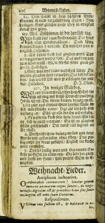 Weihnacht-Lieder.