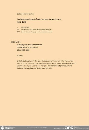 Druckschriften zu Flurnamen