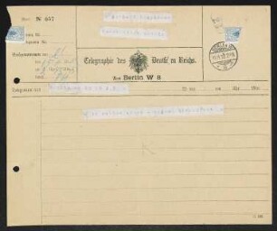 Brief von Magnus Hirschfeld an Gerhart Hauptmann