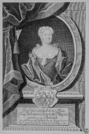 Bildnis Johanna Henriette Pflug, geb. von Bünau