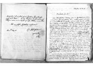 M. W., Konstanz, an Johann Baptist Bekk: Bericht über eine Bürgerversammlung in Konstanz zur Ausrufung der Republik, 14.03.1848, Bl. 54.