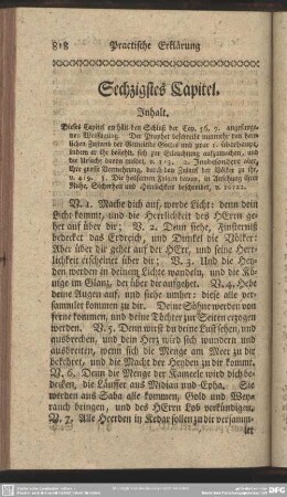 Sechzigstes Capitel