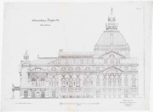 Schauspielhaus, Frankfurt/Main: Seitenansicht