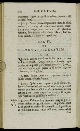 Cap. IV. De Motu Generatim