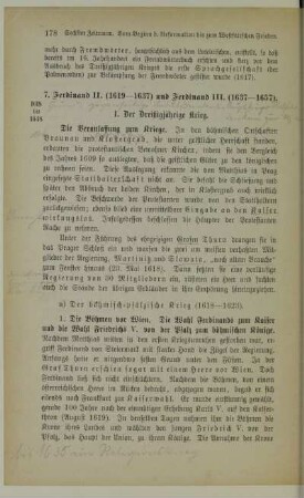 7. Ferdinand II. (1619-1637) und Ferdinand III. (1637-1657)