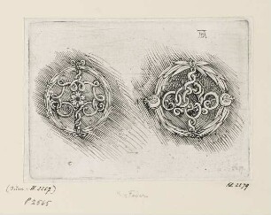 Zwei Lorbeerkränze, Blatt 10 der Folge "Ornamente"