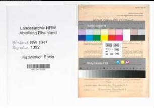 Entnazifizierung Erwin Kattwinkel , geb. 14.06.1902 (Beamter)