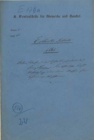 Patent des Franz Kneer in Frankfurt am Main auf Anfertigung einer neuen Maschine zum Behauen von Mühlsteinen