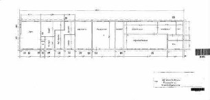 Stuttgart-Untertürkheim Pbf: Nebengebäude Werkstatt Magazingebäude Grundriss