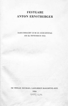 Jahrbuch für fränkische Landesforschung. 14. 1954