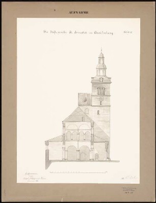 Stiftskirche St. Servatius (Dom), Quedlinburg: Querschnitt