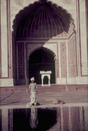 Reisefotos Indien. Delhi. Moschee Jama Masjid ("Freitagsmoschee") (1650-1656)