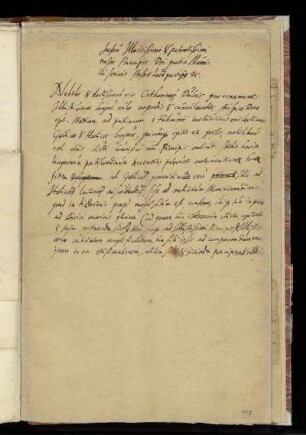 Ernennungsschreiben für Catharinus Dulcis [D.I. Catherin LeDoux]; undatiert [1602].
