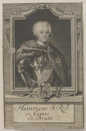 Bildnis des Heinricus de Brühl