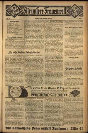 Zweite Ausgabe vom Donnerstag, den 02. März 1933.