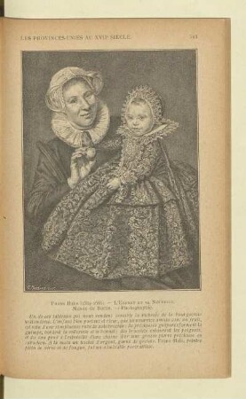 Frans Hals (1584 - 1666). - L'enfant et sa nourrice. Musée de Berlin. - Photographie