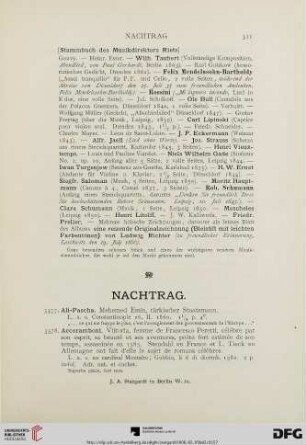 Nachtrag (Nr. 3377-3437)