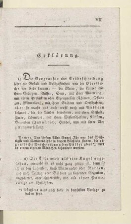 Erklärung