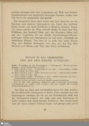 Besuch in Bad Liebenstein und auf dem Schloss Altenstein