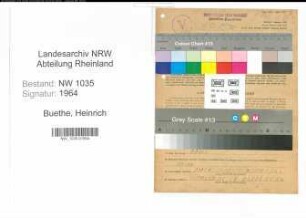 Entnazifizierung Heinrich Buethe , geb. 22.07.1899 (Schlosser)