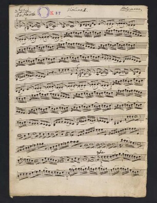 1-16, Violino I.