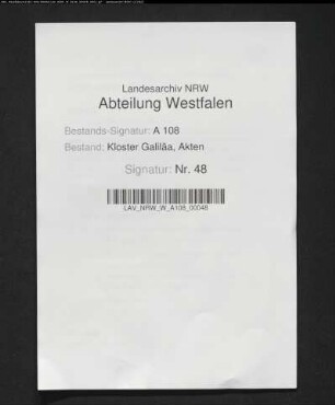 Urkundenverzeichnis (angelegt 17. Jh.)