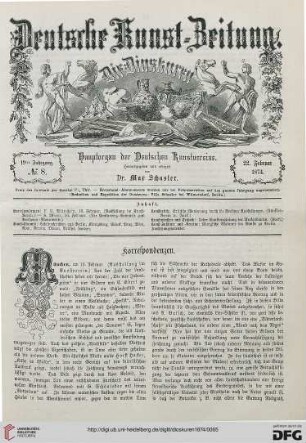 Nr. 8 (22. Februar 1874)