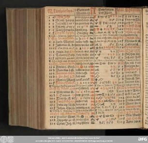 [New vnd Alter Roͤm. Allmanach vnd Schreibkalender/ auffs Jahr nach Christi Geburt M. D. LXXXX. VI.]