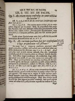 Tit. XIV. De Pactis. - Tit. XV. De Transactionibus.