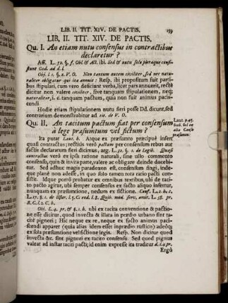 Tit. XIV. De Pactis. - Tit. XV. De Transactionibus.